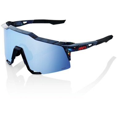 100% SPEEDCRAFT Sunglasses Black Iridium Blue HiPER 2023 0